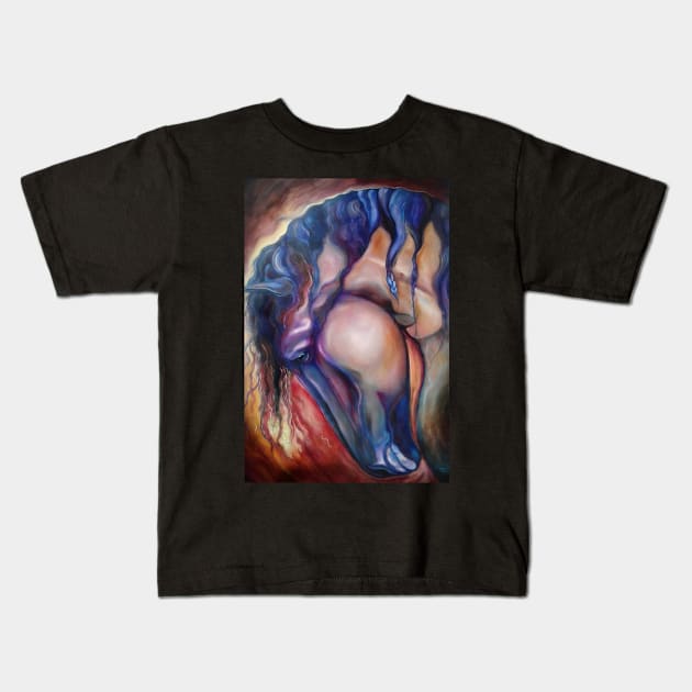 Hearts and Hooves Kids T-Shirt by CassandraDolen